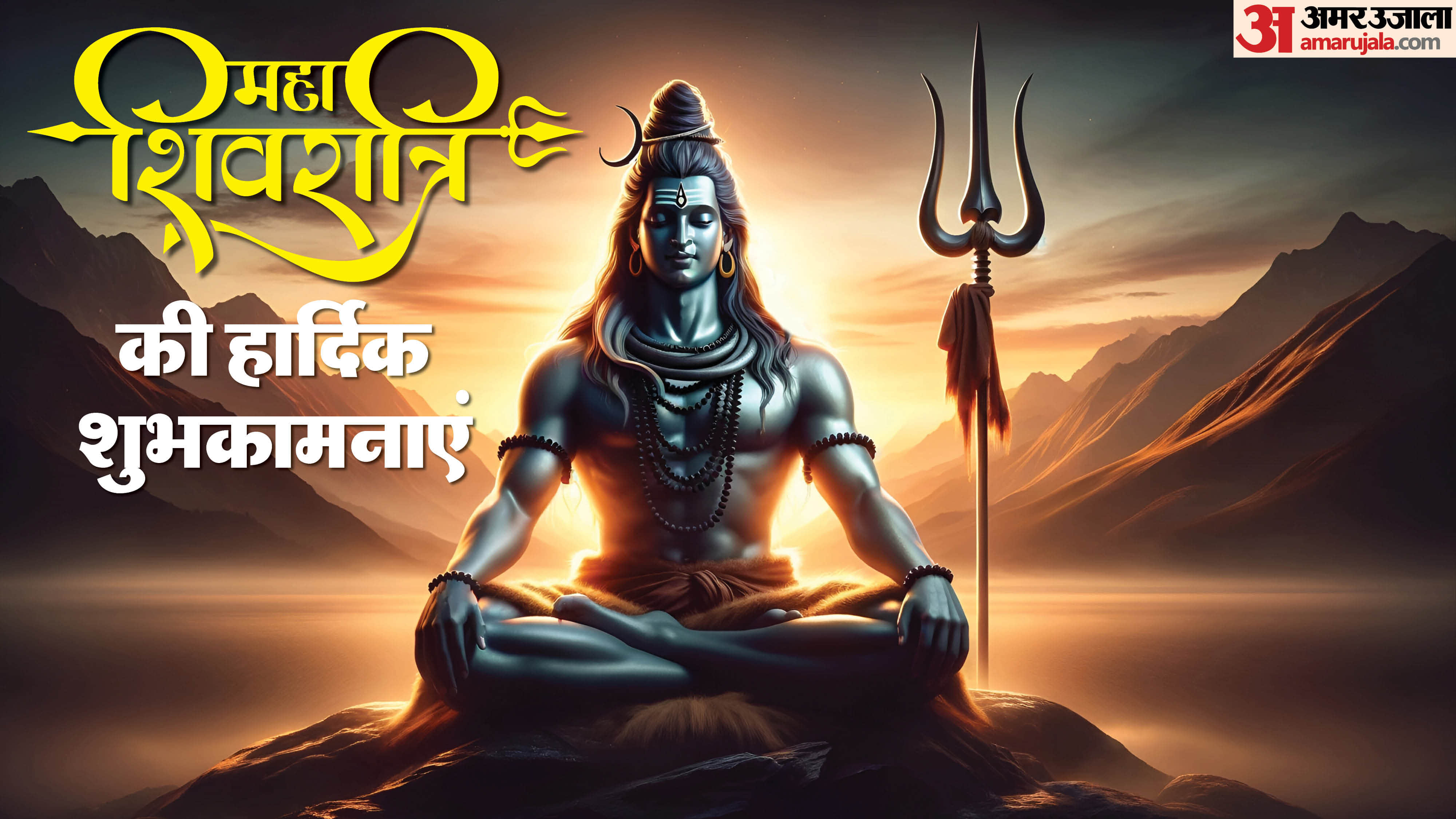 Happy Mahashivratri Wishes Quotes Mantra Wallpaper Har-har Mahadev Shubhkamna Sandesh in hindi