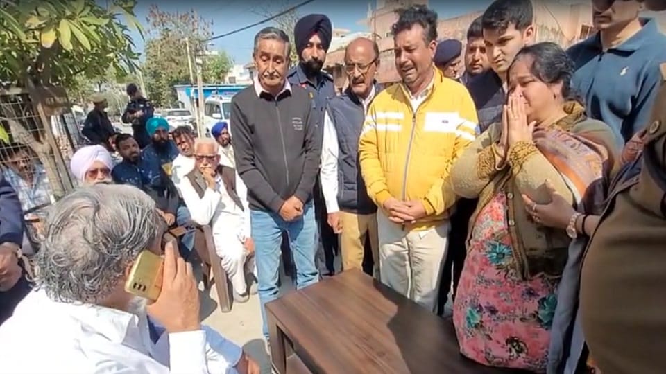 Nikita Family met with Minister Anil Vij Hit and run Case