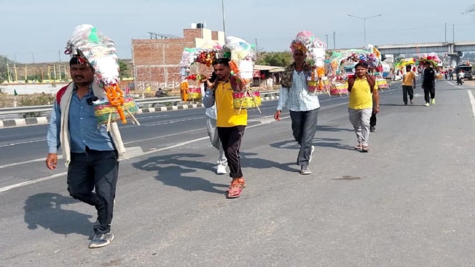 Kanwar Yatra in Hathras