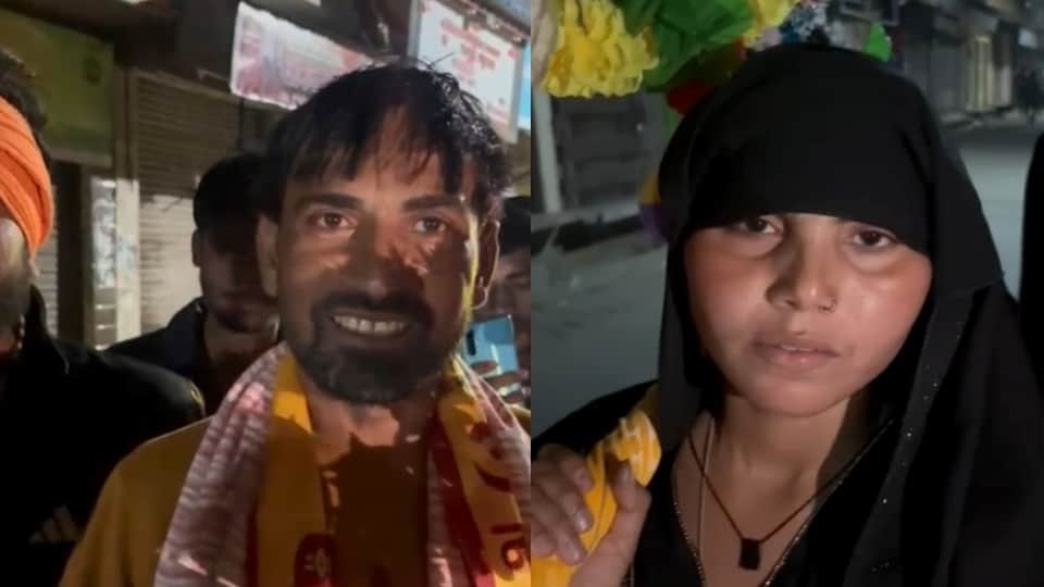 Muslim woman embarks on 100-km Kanwar Yatra carrying Kanwar in burqa with live-in partner