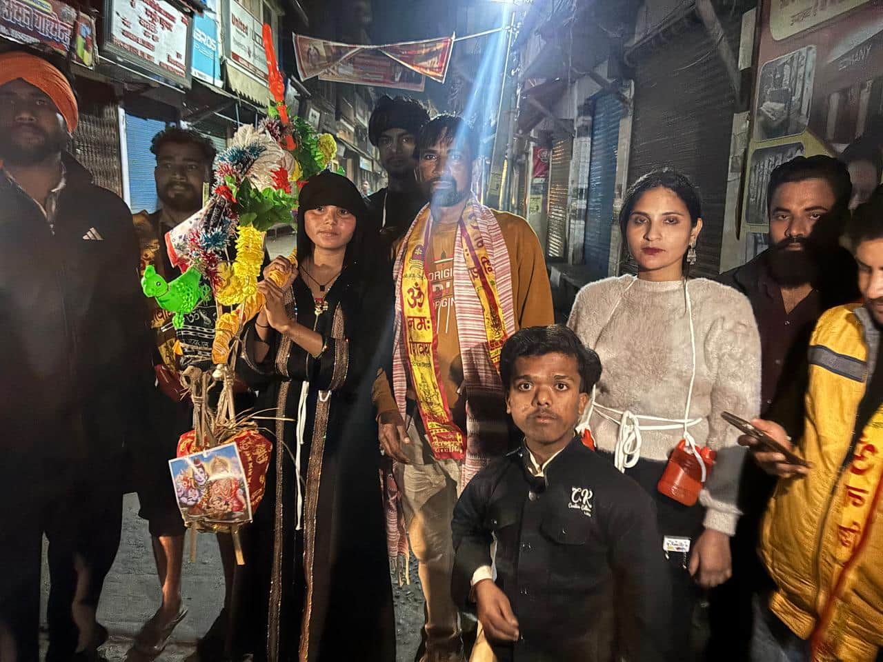 Muslim woman embarks on 100-km Kanwar Yatra carrying Kanwar in burqa with live-in partner