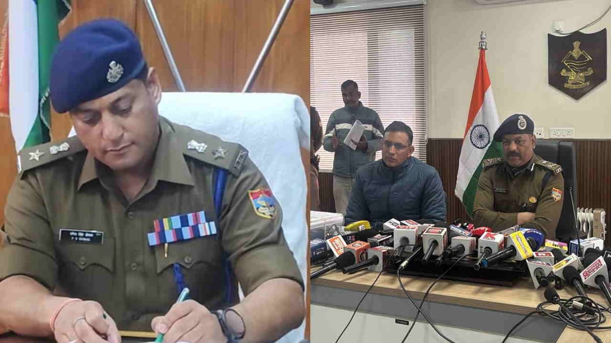 Dehradun SSP Pramod Dobal took charge, IG Nilesh Anand Bharne held a press conference