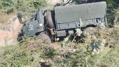 Army vehicle overturned in Merta City  Nagaur two soldiers seriously injured  referred to Ajmer