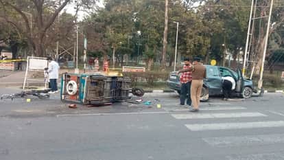 Three died in a road accident in Chandigarh