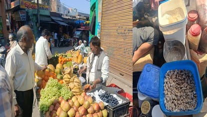 फल व सिंघाड़े व कुट्टू का आटा