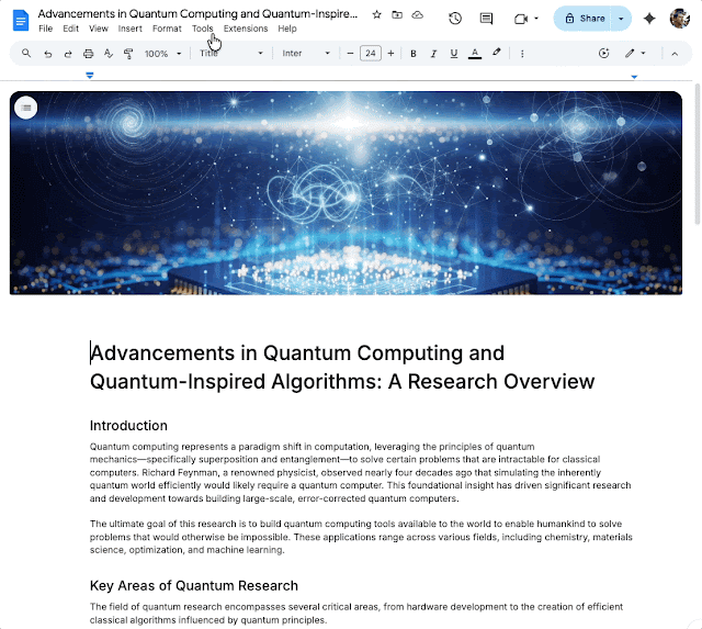 Google Gemini AI narrate your files, new audio summary feature launched in Docs