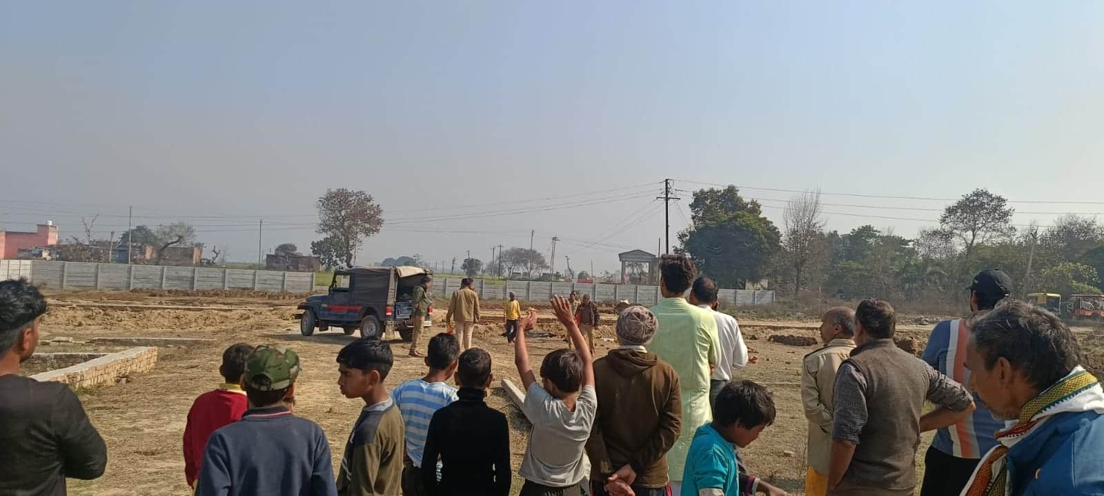 dead body found missing pradhan for eight days family alleges murder