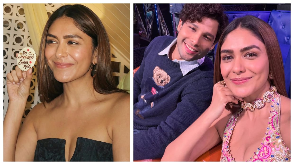 do deewane shaher mein actress mrunal thakur share post with siddhant chaturvedi write Deewani
