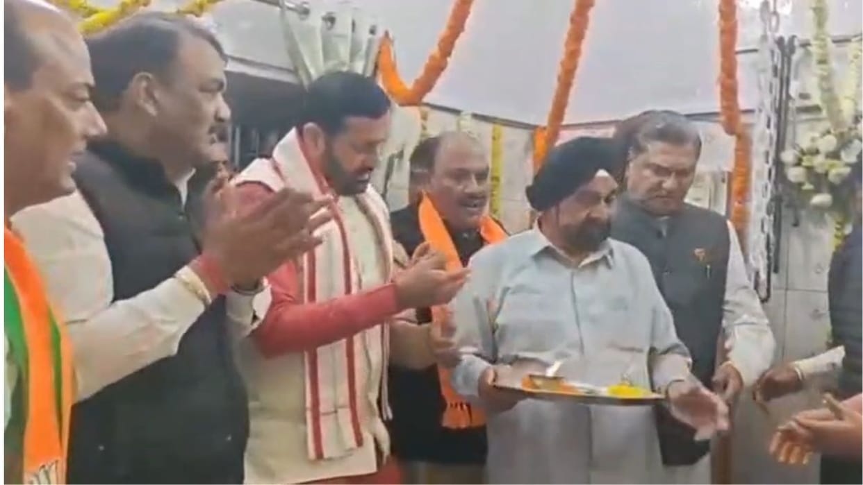 CM Saini performed Jalabhishek in Nuh on occasion of Mahashivratri
