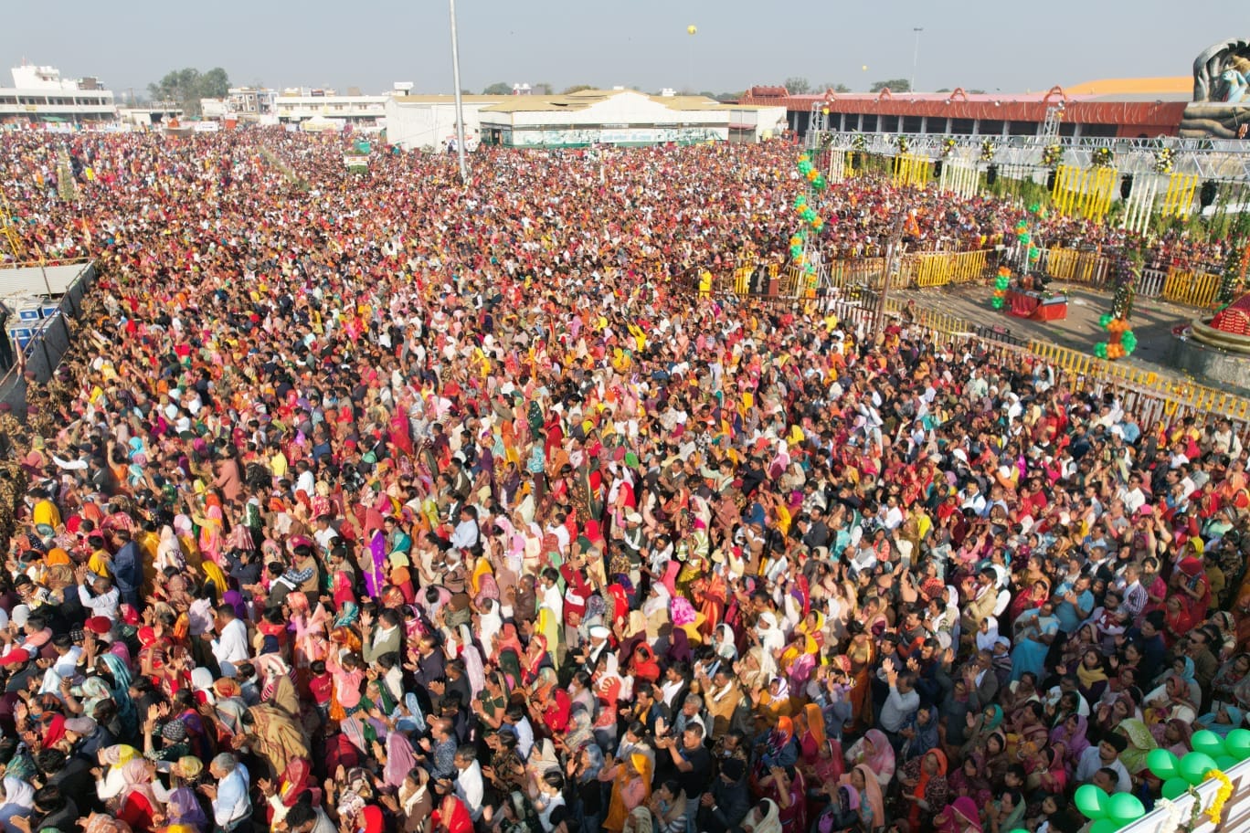 Green Shivratri celebrated at Kubereshwar Dham in Sehore on Shivratri, with lakhs of people present.