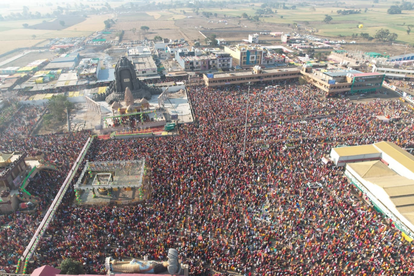 Green Shivratri celebrated at Kubereshwar Dham in Sehore on Shivratri, with lakhs of people present.
