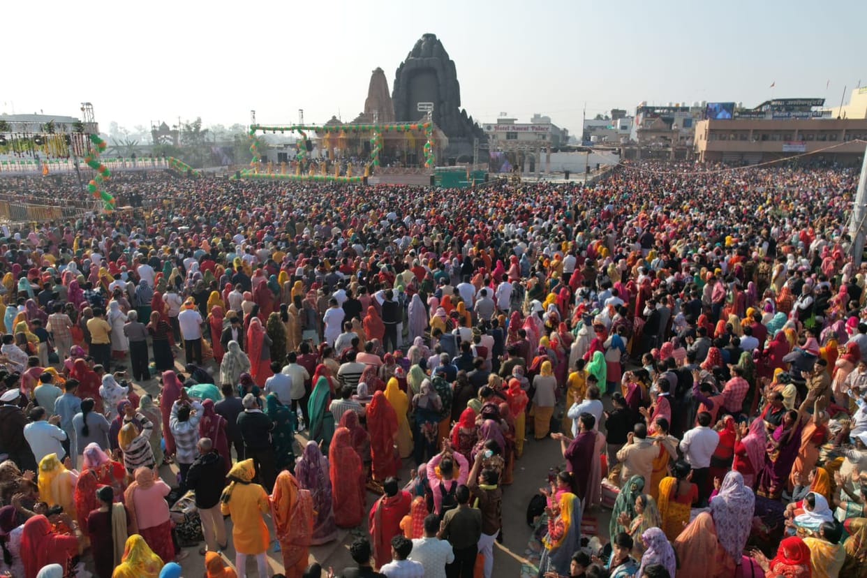 Green Shivratri celebrated at Kubereshwar Dham in Sehore on Shivratri, with lakhs of people present.
