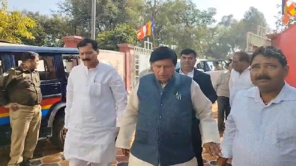 Rajya Sabha MP Ramji Lal Suman returned before inauguration of the Bhimnagari office