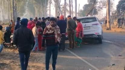 mahashivratri devghar road accident chakai chandramandi two death four injured in jamui Bihar