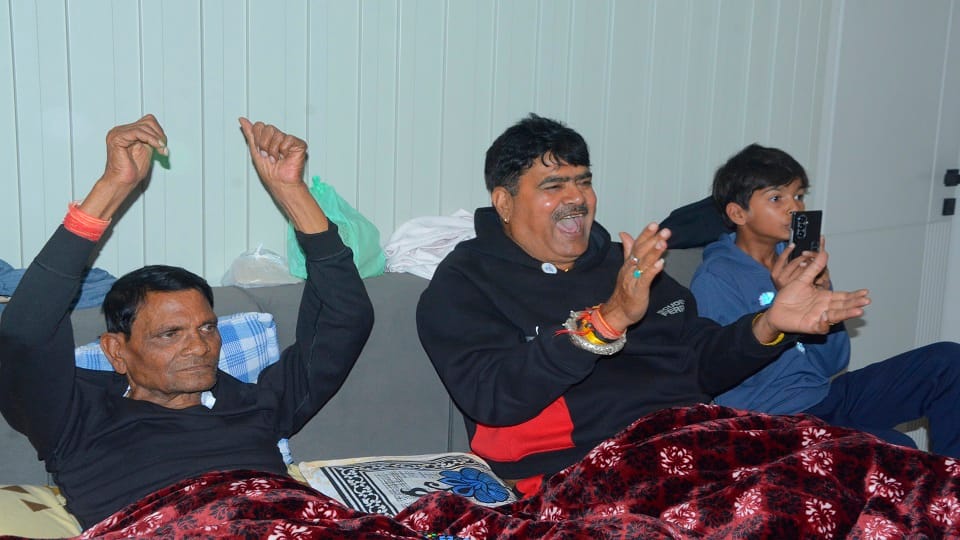 India victory celebrations in Aligarh