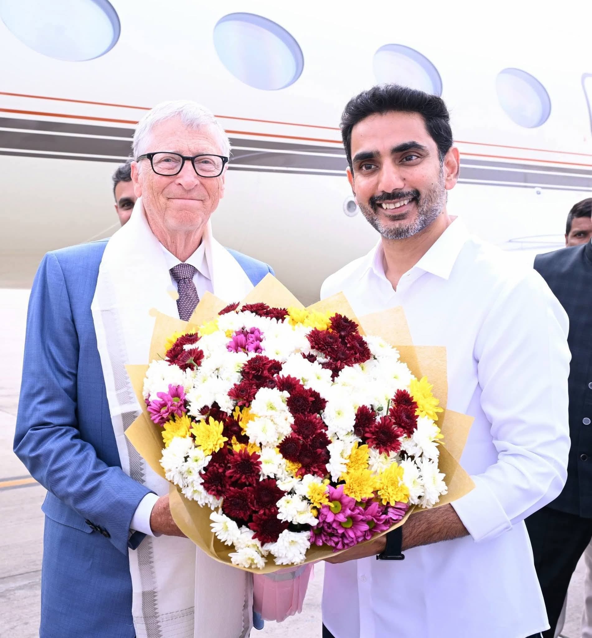 Bill Gates Visits Andhra Pradesh to Boost Partnership in Healthcare, AI and Agriculture