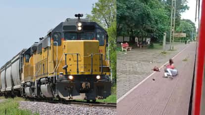 Man and a woman alighting from a moving train people got angry after watching the viral video