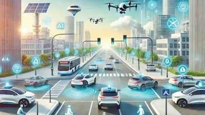AI to Improve Road Safety and Reduce Pollution with Vehicle-to-Vehicle Communication in India