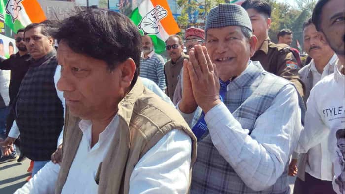 Congress rally in Dehradun deteriorating law and order and increasing crimes police route diversion