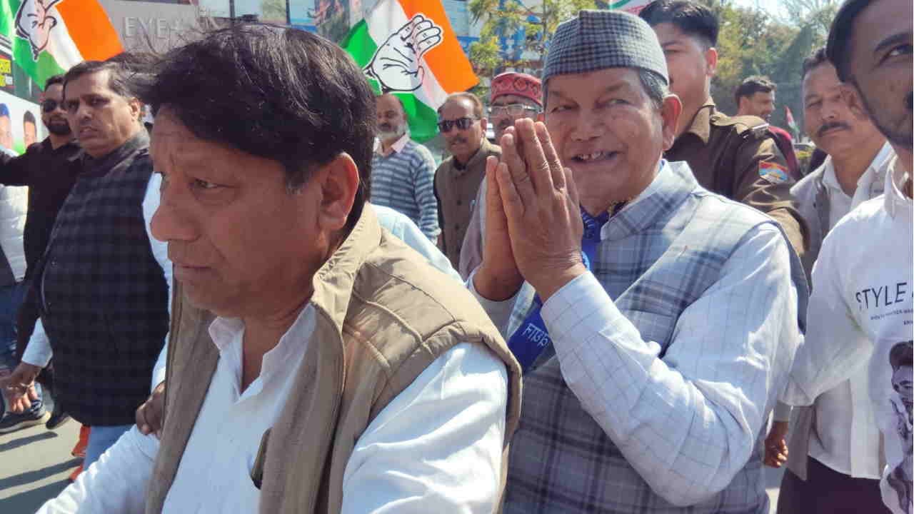 Congress rally in Dehradun deteriorating law and order and increasing crimes police route diversion