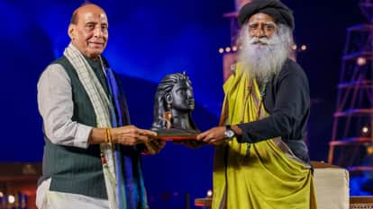 Mahashivratri celebrations at Isha Foundation Coimbatore Rajnath Singh attends event