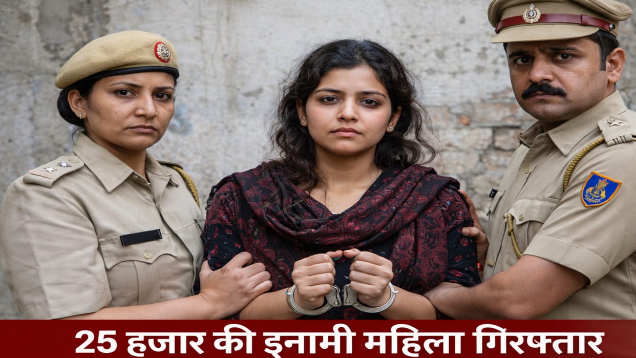 Woman carrying a reward of Rs 25,000 arrested from MP in hotel theft case