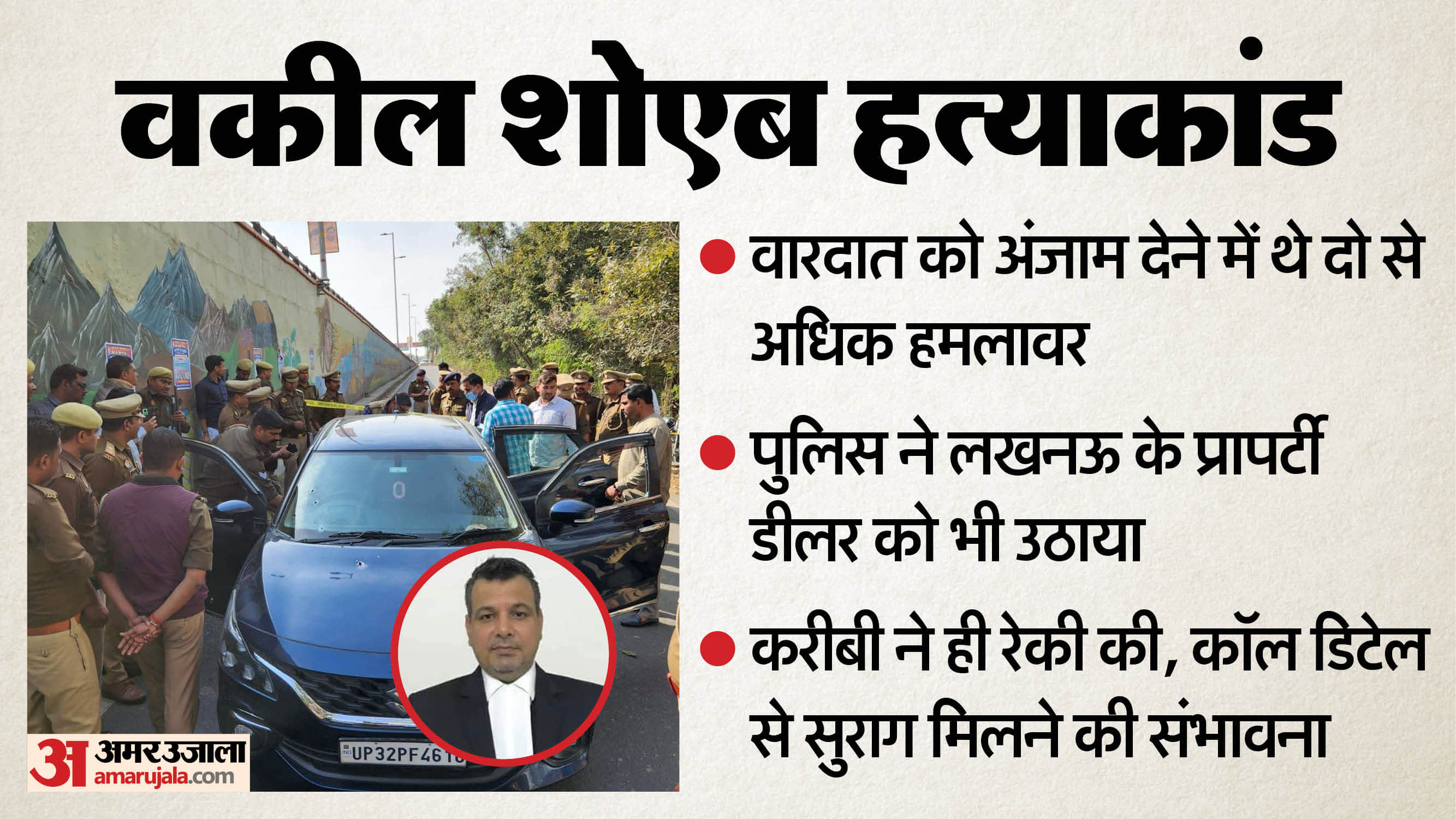 Mukhtar close aide murder in barabanki Lawyer Shoaib found with 23 injuries on his body more than two attacker