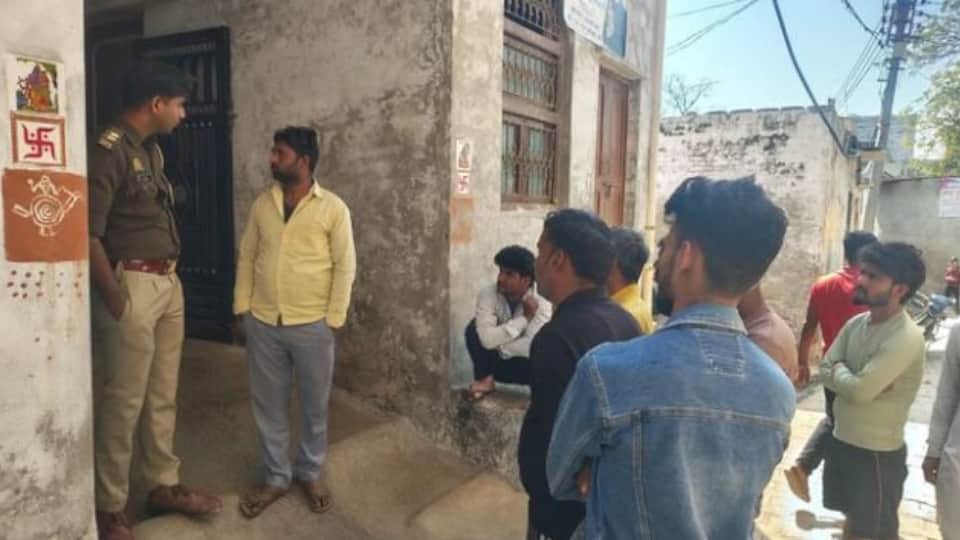 Young man slit his sister-in-law throat and killed her He also stabbed himself with a blade In Mathura