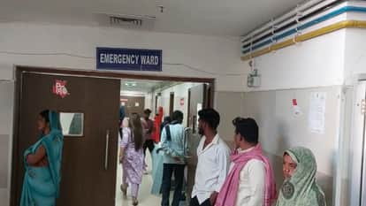 Cylinder leakage caused fire four people including a couple and an innocent child burnt in sonbhadra