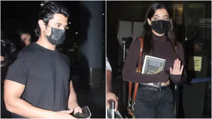 Amid Wedding Rumours Rashmika Mandanna And Vijay Deverakonda Reached Mumbai Leave In The Same Car