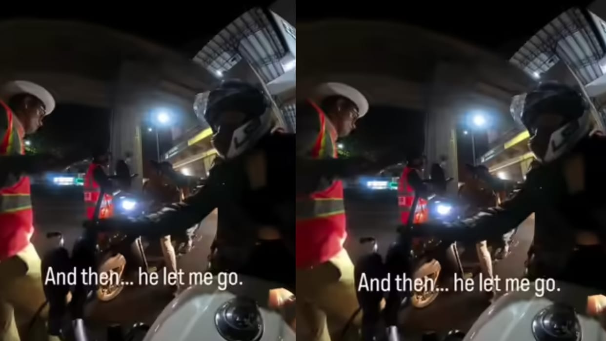 Woman Biker Stopped By Bengaluru Traffic Cop But Then Something Happened That Give You Smile