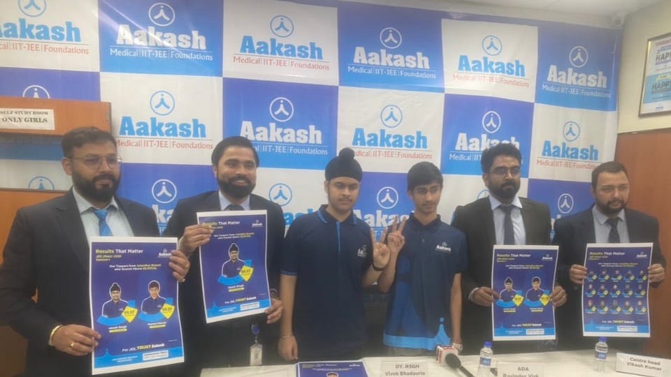 Ishmit Singh from Jalandhar scores 99.97 percentile in JEE Main 2026 result