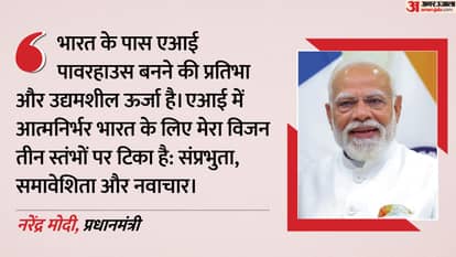 India AI Impact Summit 2026 PM Modi Interview AI and Jobs Viksit Bharat 2047 AI Safety Deepfakes