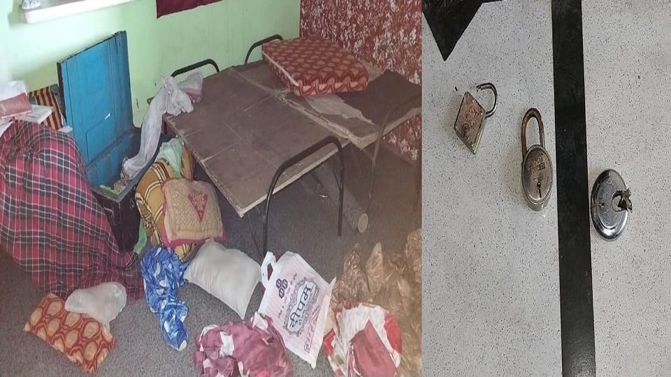 Theft in two closed houses