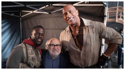 Dwayne Johnson movie Jumanji 3 Shoot Wrap Up shate Unseen Pohots with friend Danny DeVito