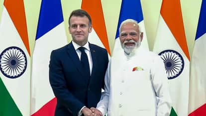 French President India visit update PM Modi and Emmanuel Macron meeting News In Hindi