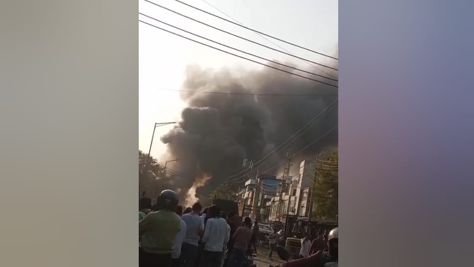 Faridabad Blast ruptures eardrum seriously injures someone