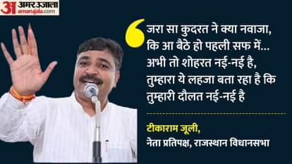 Fierce debate on state budget in Rajasthan Assembly, Leader of Opposition Tikaram Jully raises questions