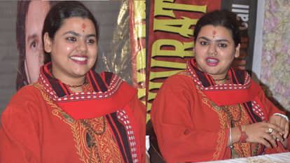 Abhilipsa Panda said in the press conference that her wish to visit the city of Gorakhnath has been fulfilled.