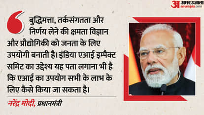 India AI Impact Summit: PM Modi said- AI should be used for public interest and benefit of all.