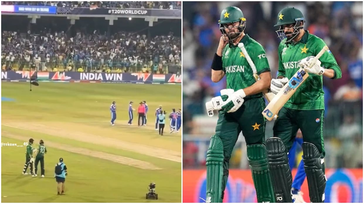 IND vs PAK: Did Pakistan Players Wait for Handshake After Colombo Defeat? Watch  Viral Video T20 World Cup
