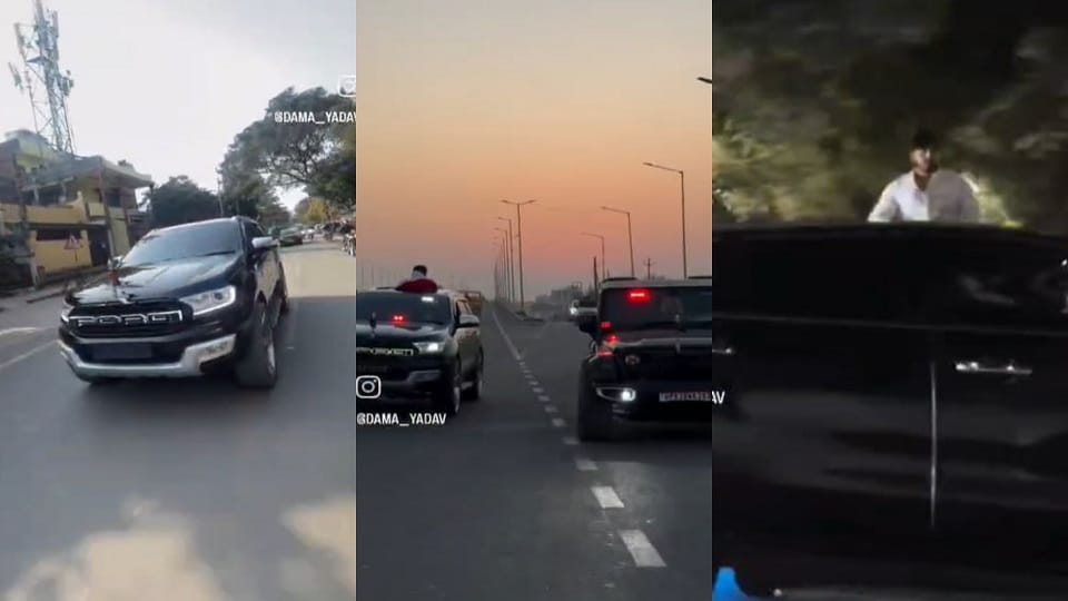 Police seized three cars of youth who made objectionable reel in agra