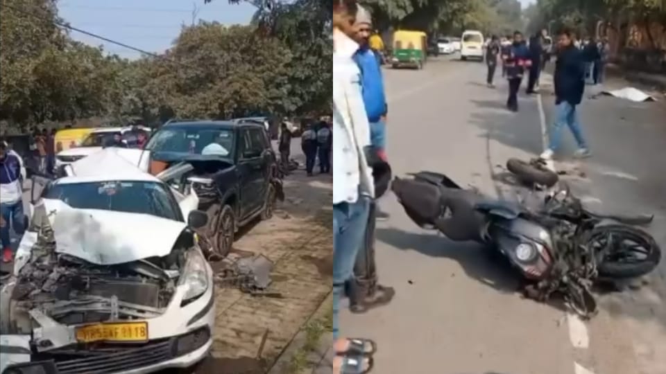 Delhi Dwarka Accident Two-Wheeler Riders Account for Nearly Half of India’s Road Deaths, Govt Data Reveals