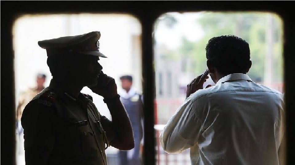 Police demanded cement bags in exchange for releasing two young boy police station