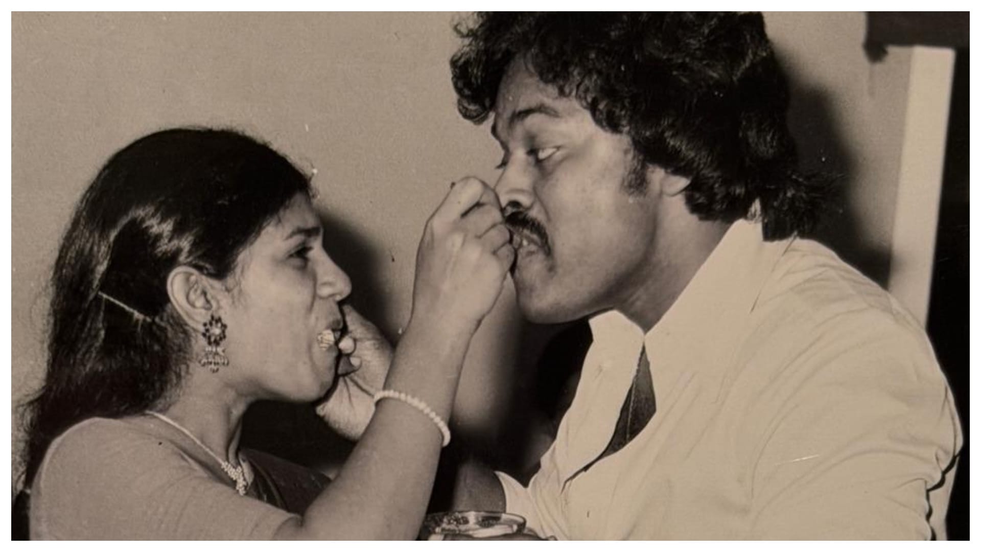 Chiranjeevi Konidela wishes wife Surekha Happy Birthday celebrate wedding anniversary in advance