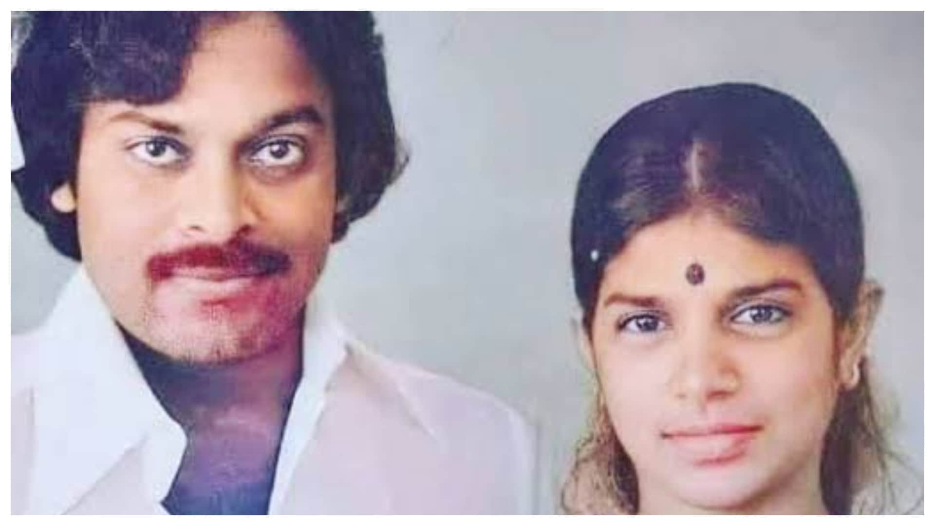 Chiranjeevi Konidela wishes wife Surekha Happy Birthday celebrate wedding anniversary in advance