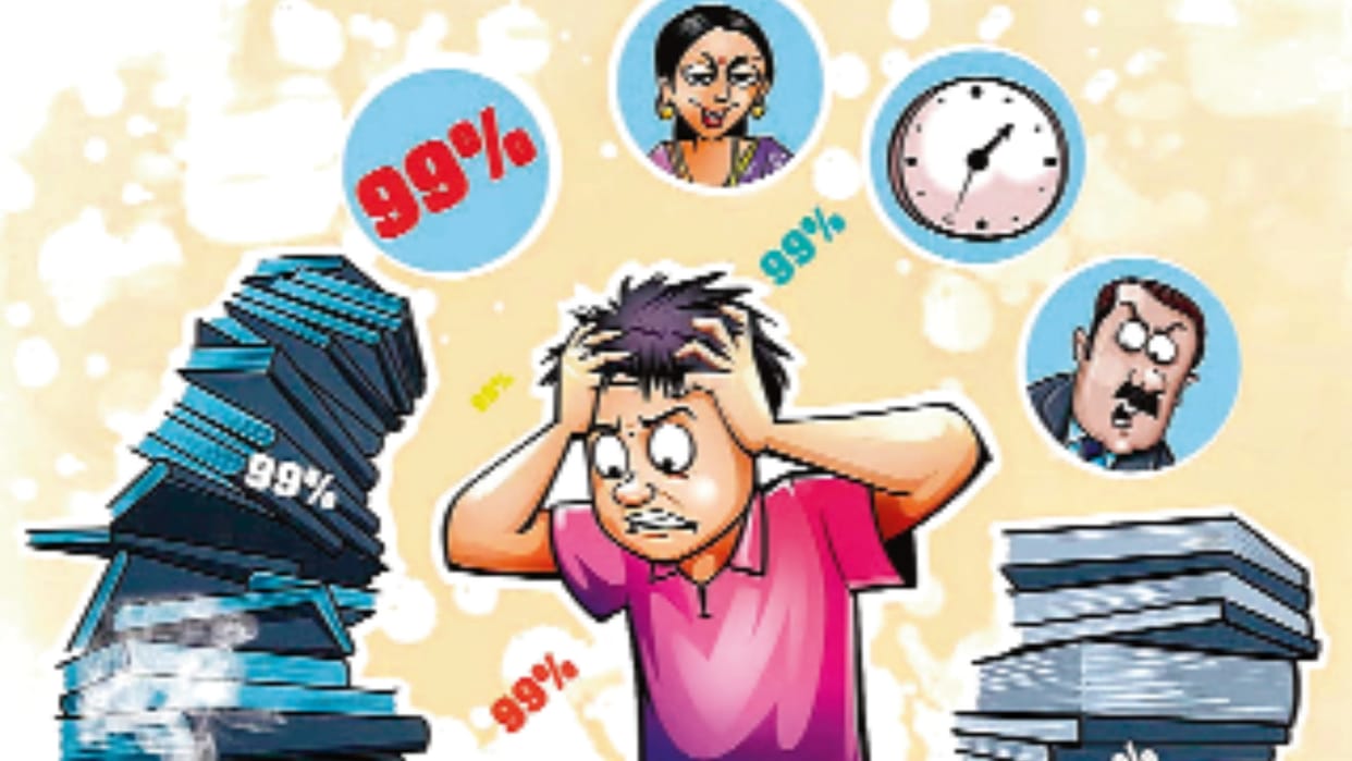 why competitive exams so harsh percentage pressure student life NEET exam stress UPSC preparation challenges