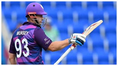 Scotland opener George Munsey has been reprimanded for breaching ICC code of conduct know matter