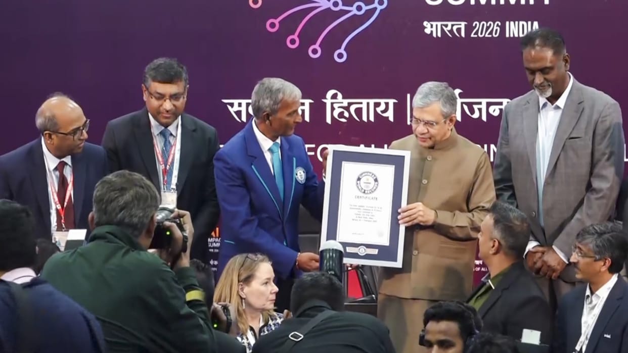 India sets Guinness World Record at AI Summit, receives over 2.5 lakh AI responsibility pledges