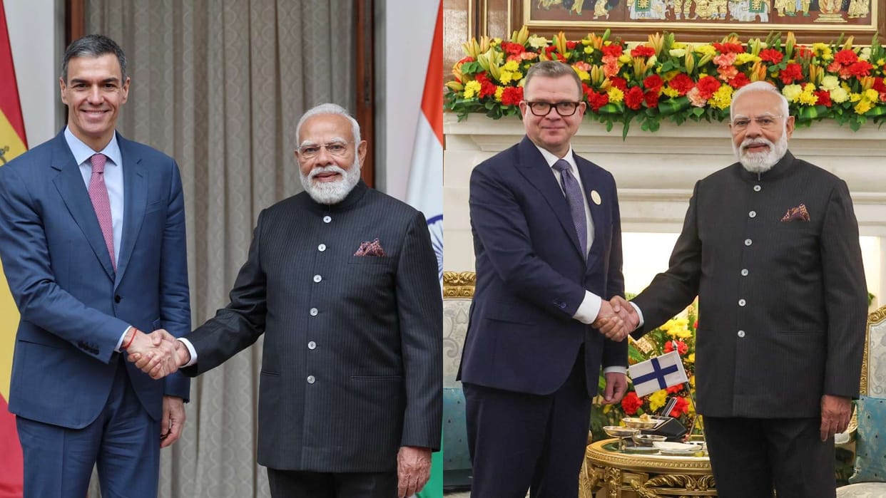 PM Modi meets president of Spain PM of Finland says India-EU FTA ushers in golden era News In Hindi
